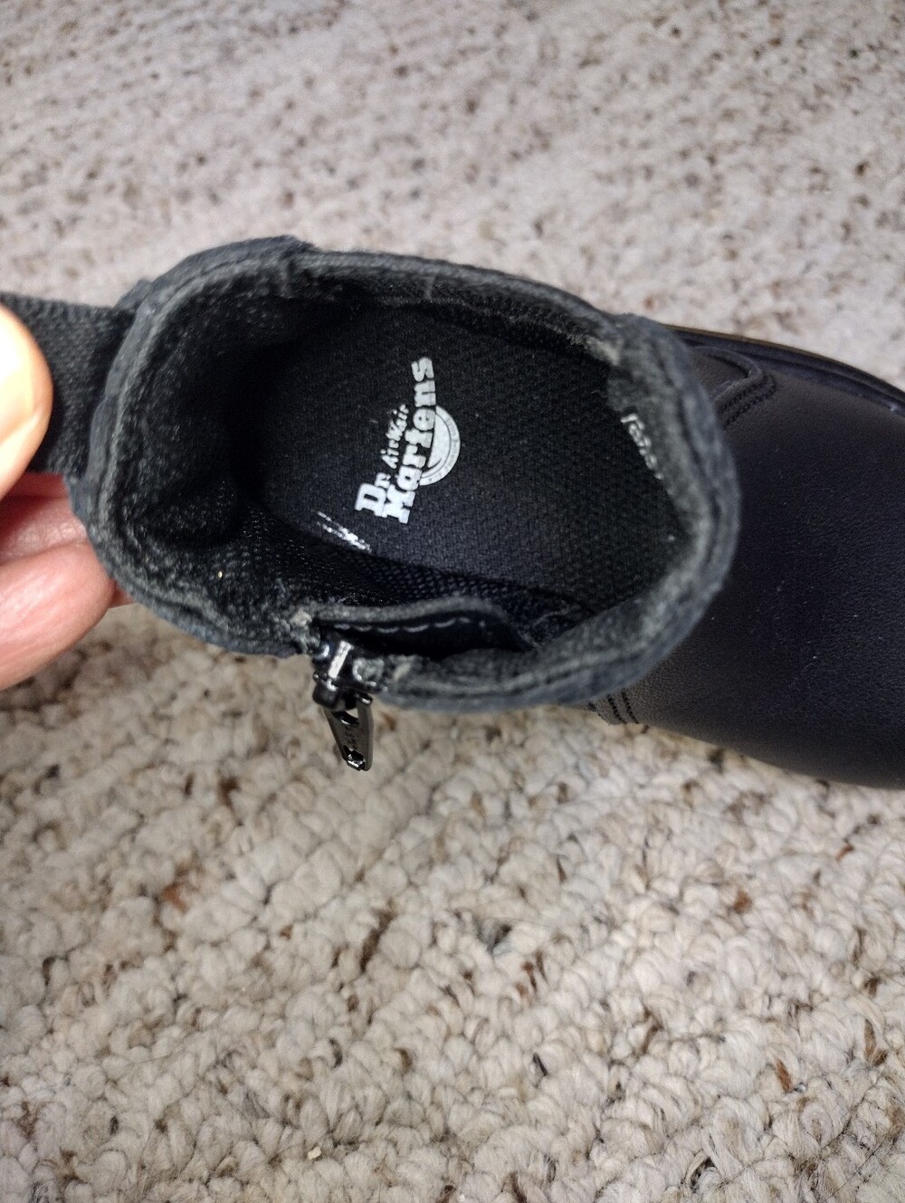 Dr. Martens Toddler Black Leather Chelsea Boots Style#2976-New Without Tags - Picture 6 of 8